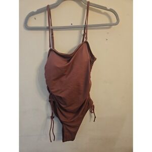 Brand new Yonique One Piece Swimsuit New Brown Large